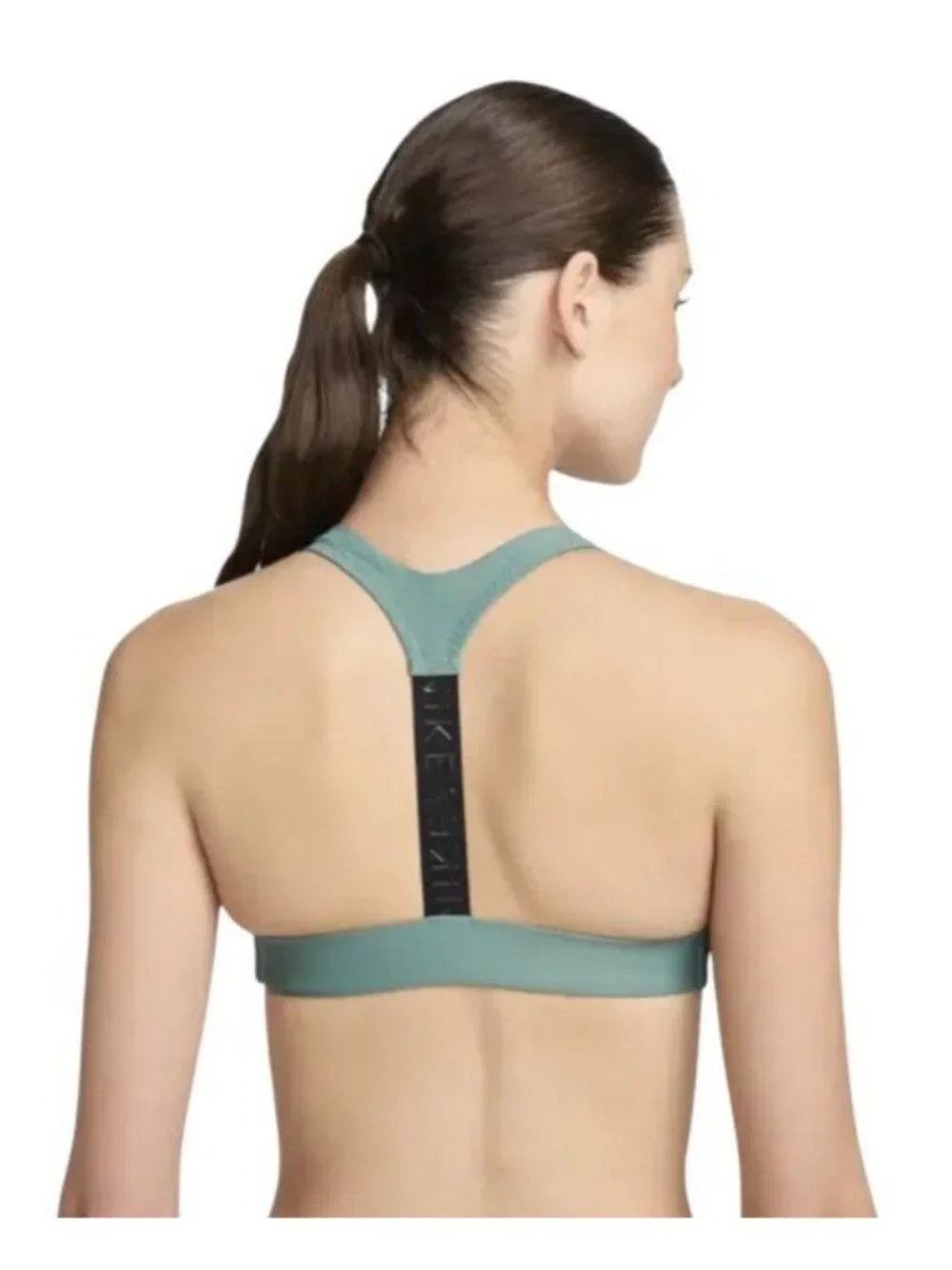 Nike Swim HydraLock Fusion Back Green Bikini Top NESSC188-302 Womens LARGE NWT